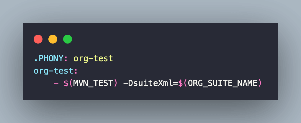 Run make org-test 