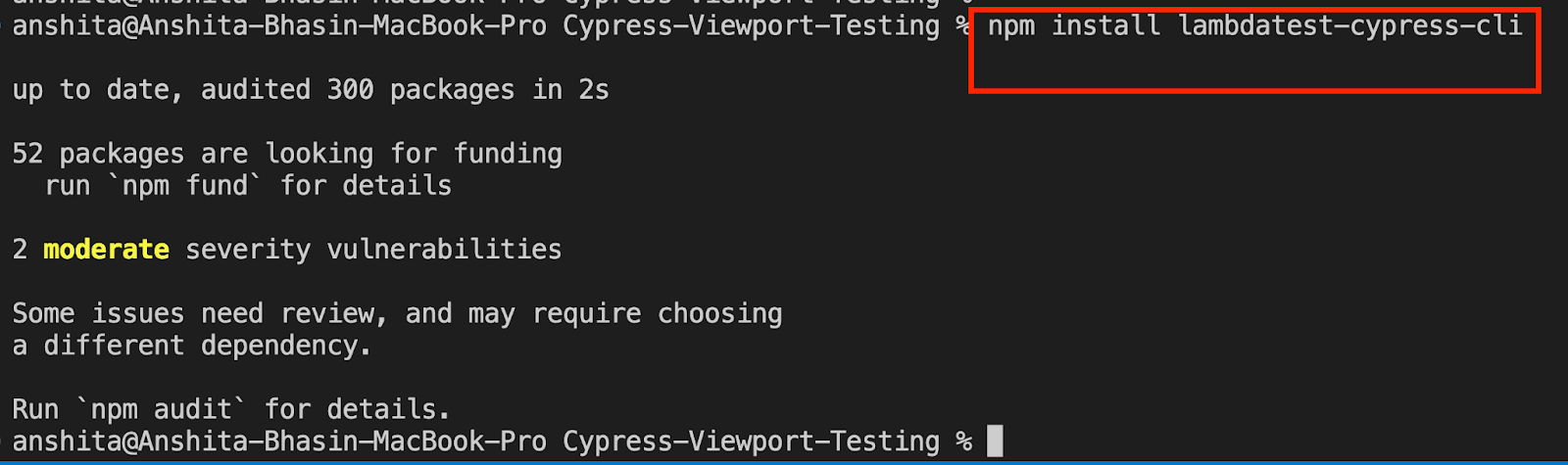 cypress-cli