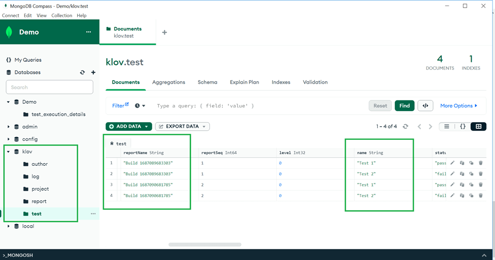 good schema in MongoDB