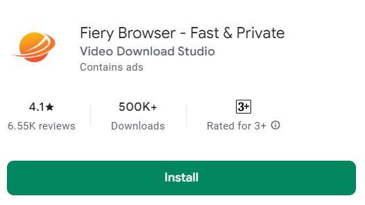 Fiery Browser