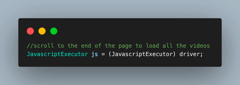 JavaScriptExecutor