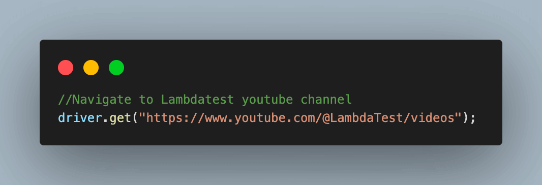 LambdaTest YouTube channel