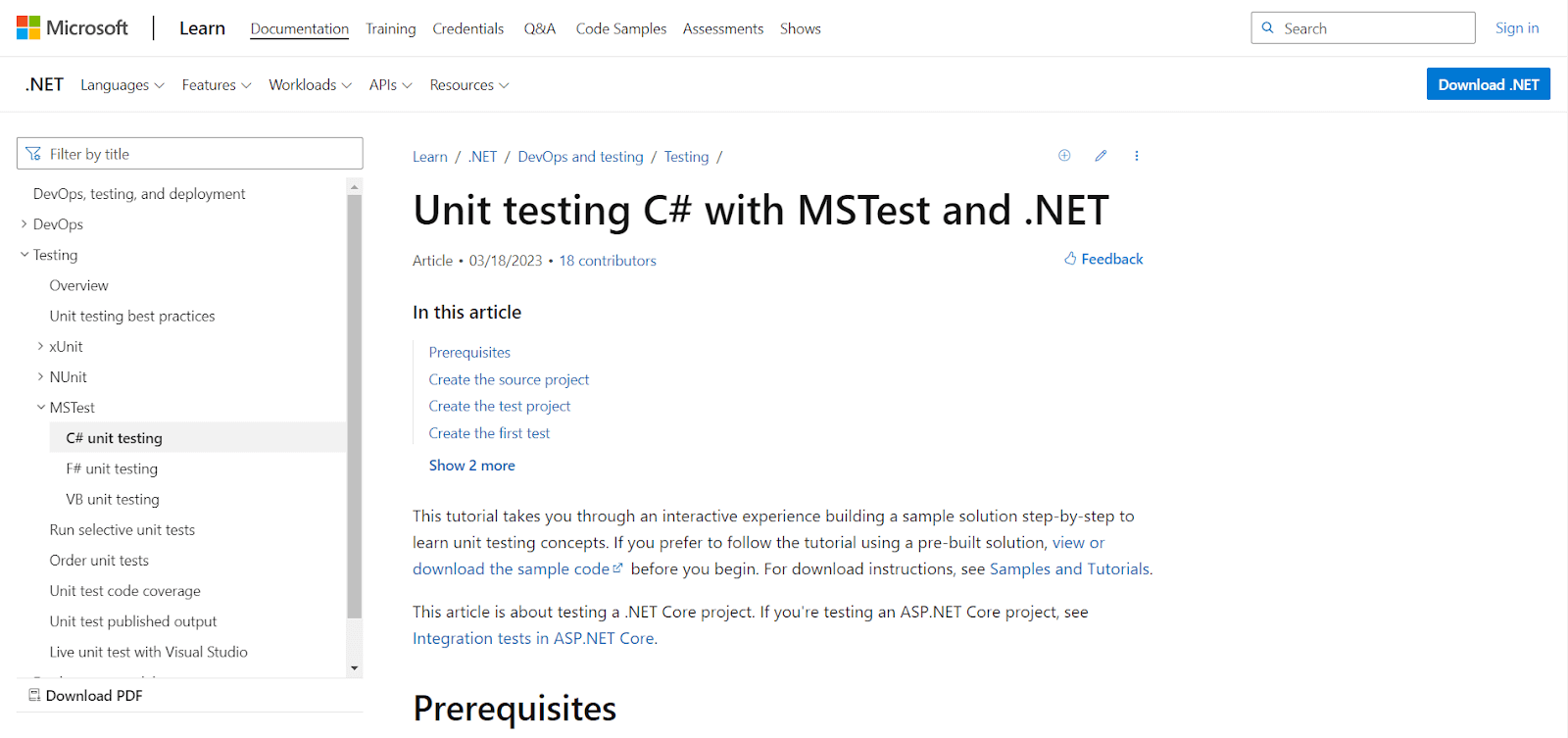 MSTest