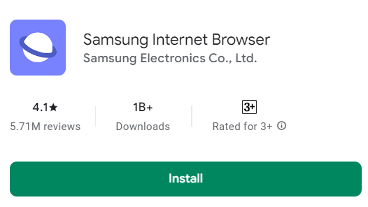 Samsung Internet Browser