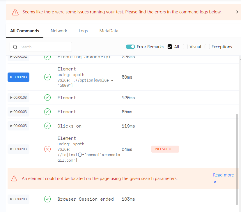 Web Automation Dashboard