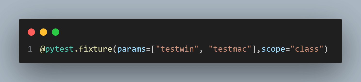 pytest fixture