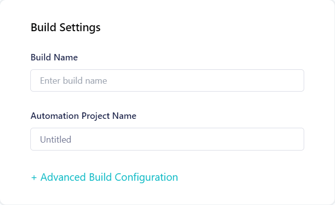Build setting css selector