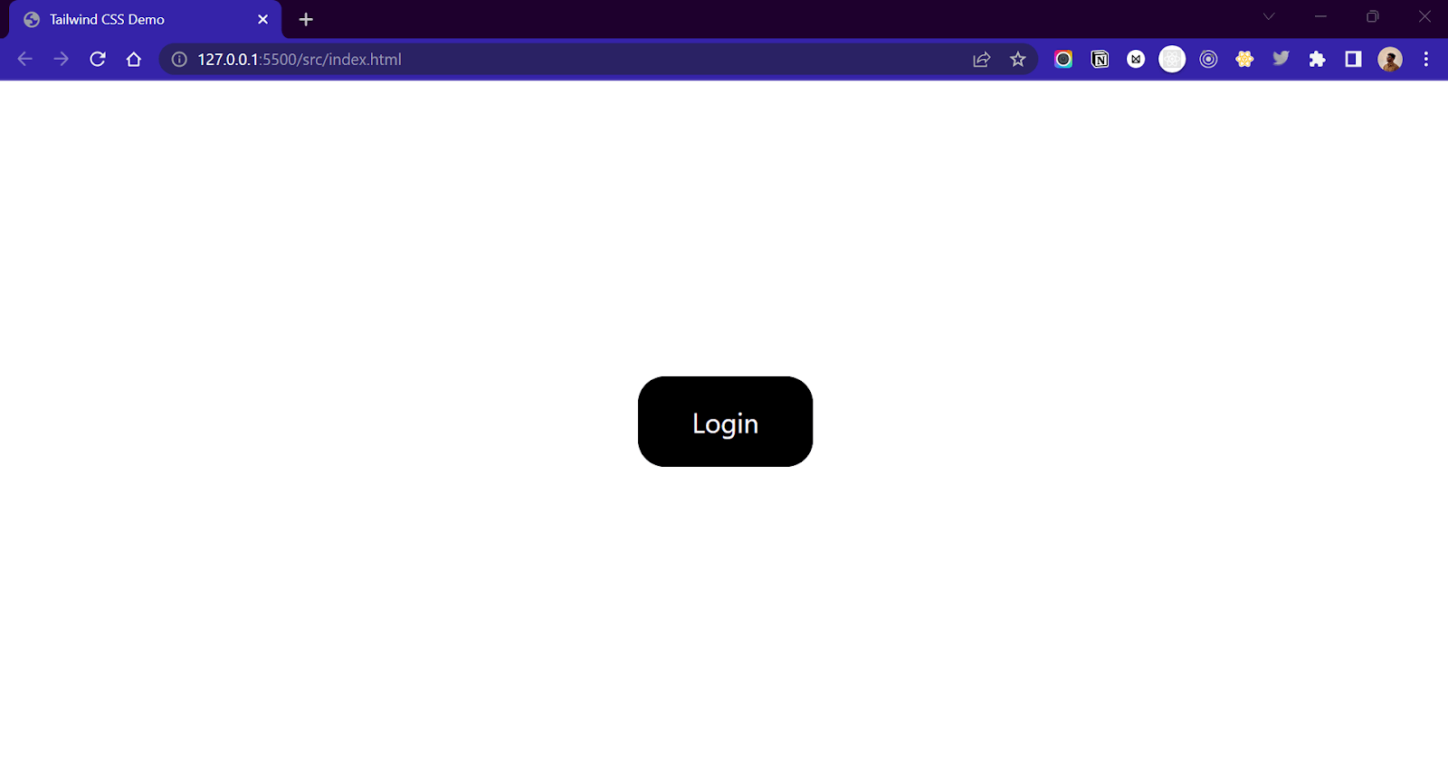 Button using Tailwind CSS