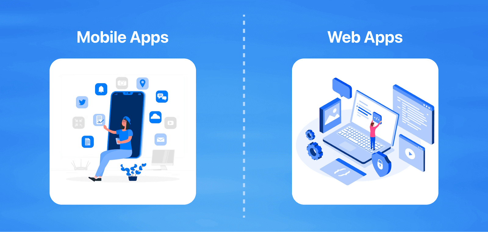 How do mobile apps differ from web apps