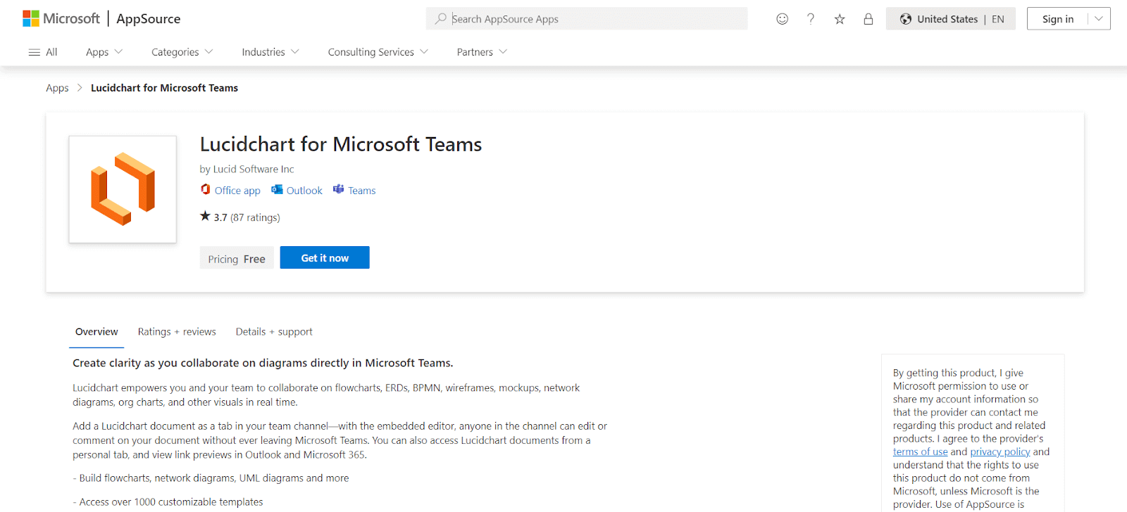Lucidchart for Microsoft Teams