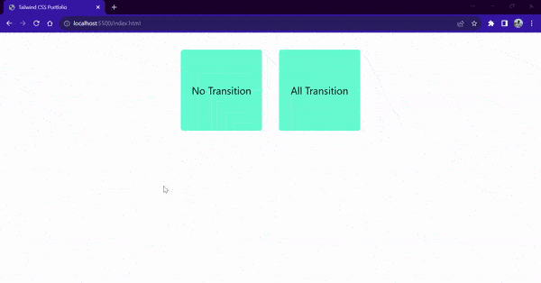 Transition in Tailwind CSS