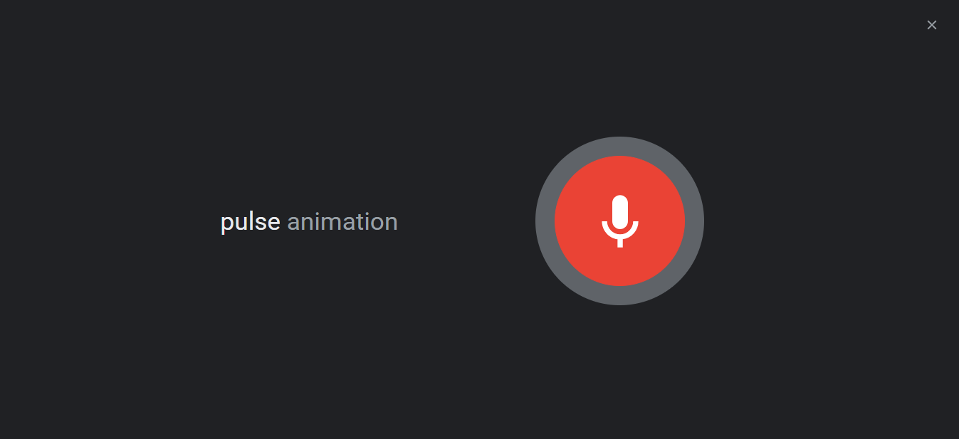 pulse effect is a CSS animation
