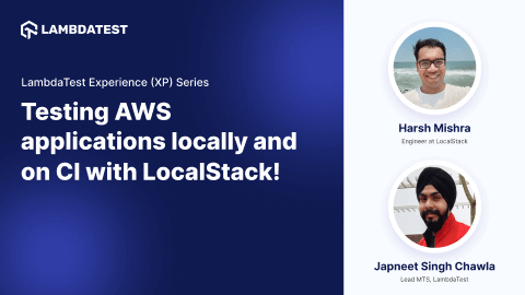 Testing AWS applications locally and on CI with LocalStack feature