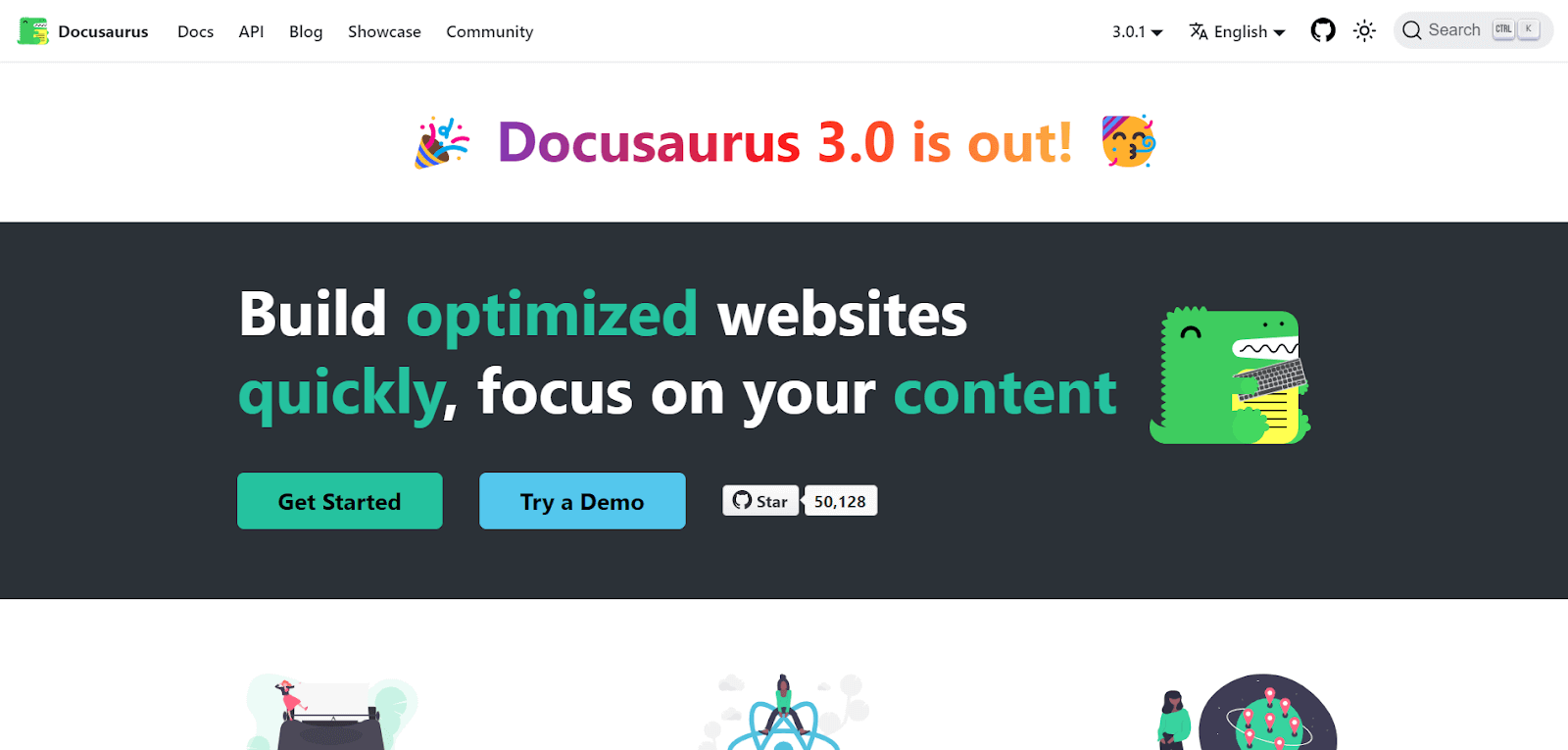 Docusaurus is yet another one of the top static site generators