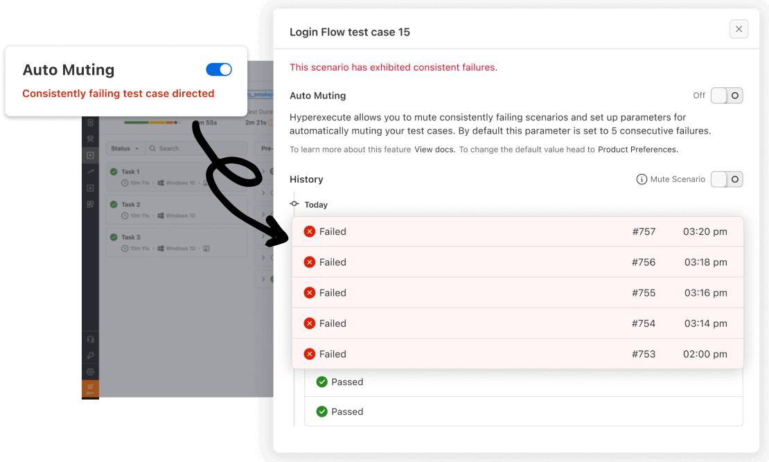 Auto Muting Feature in HyperExecute 