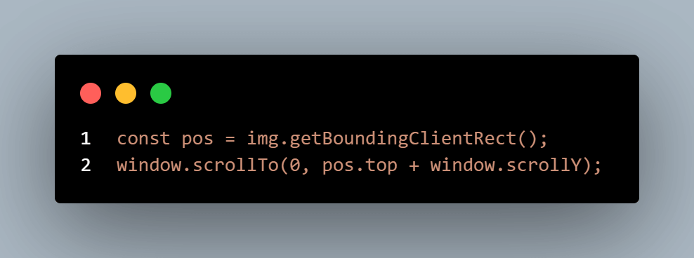 getBoundingClientRect()