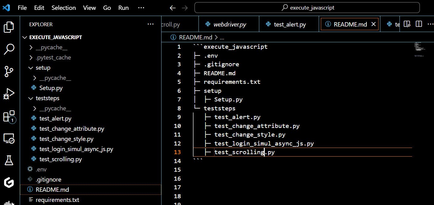 entire project structure inside VS Code