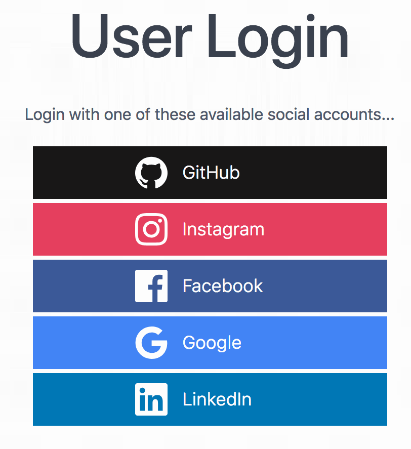 user login