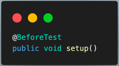 @BeforeTest annotation in TestNG