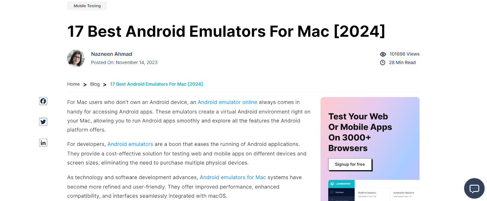 Best Android Emulators For Mac