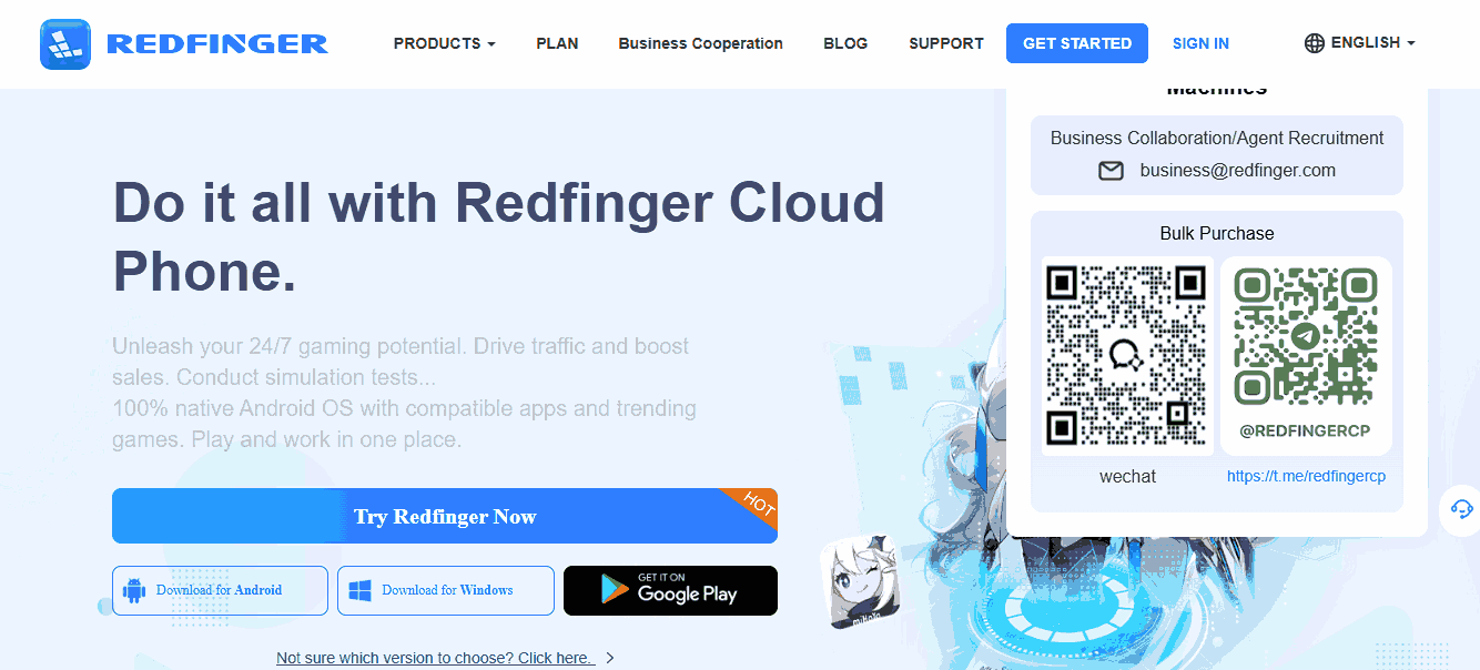 Redfinger Cloud Phone
