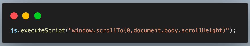  code executes the first scrollTo() script using the initial height to start scrolling