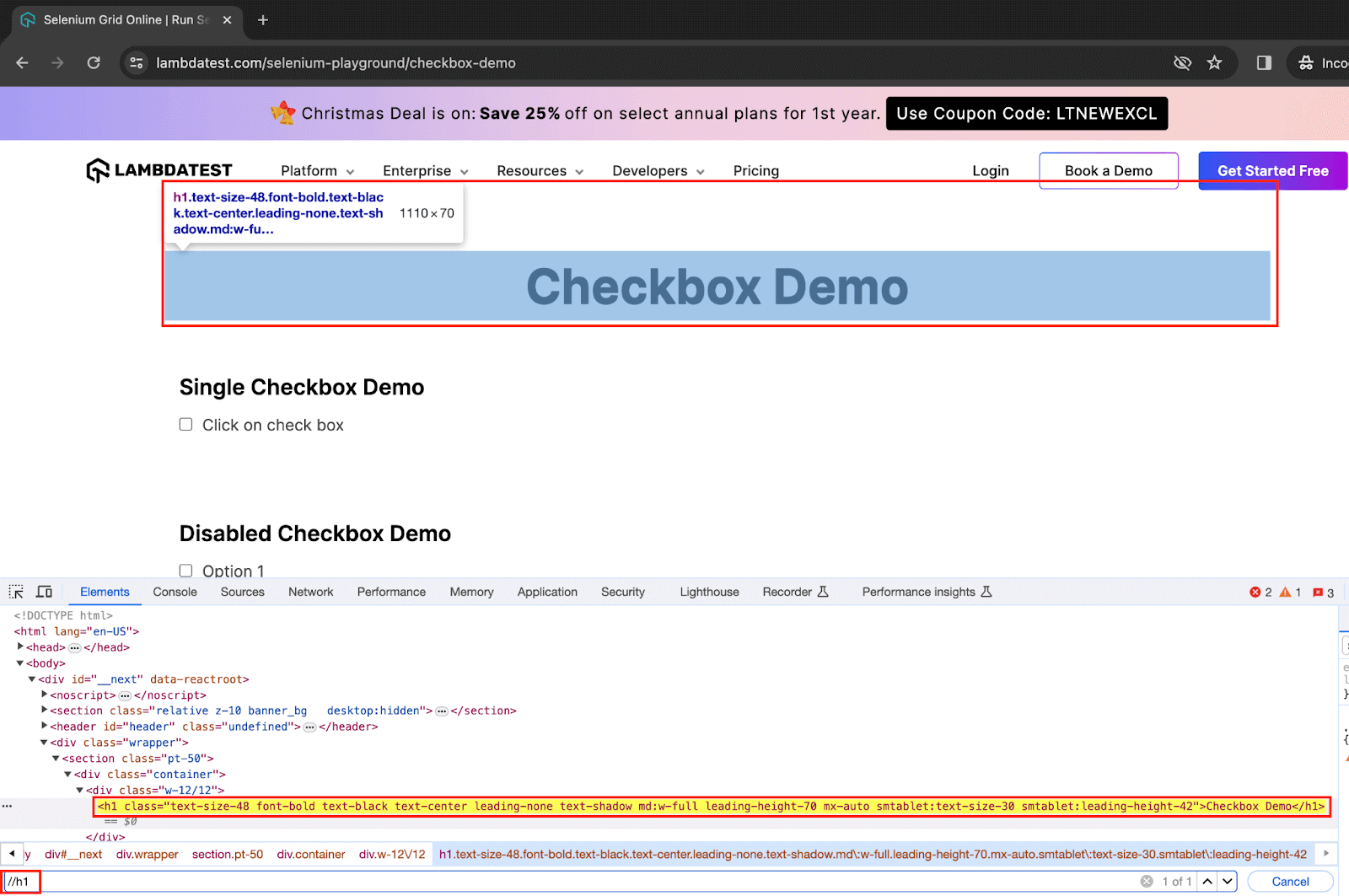 printing the header of the web page