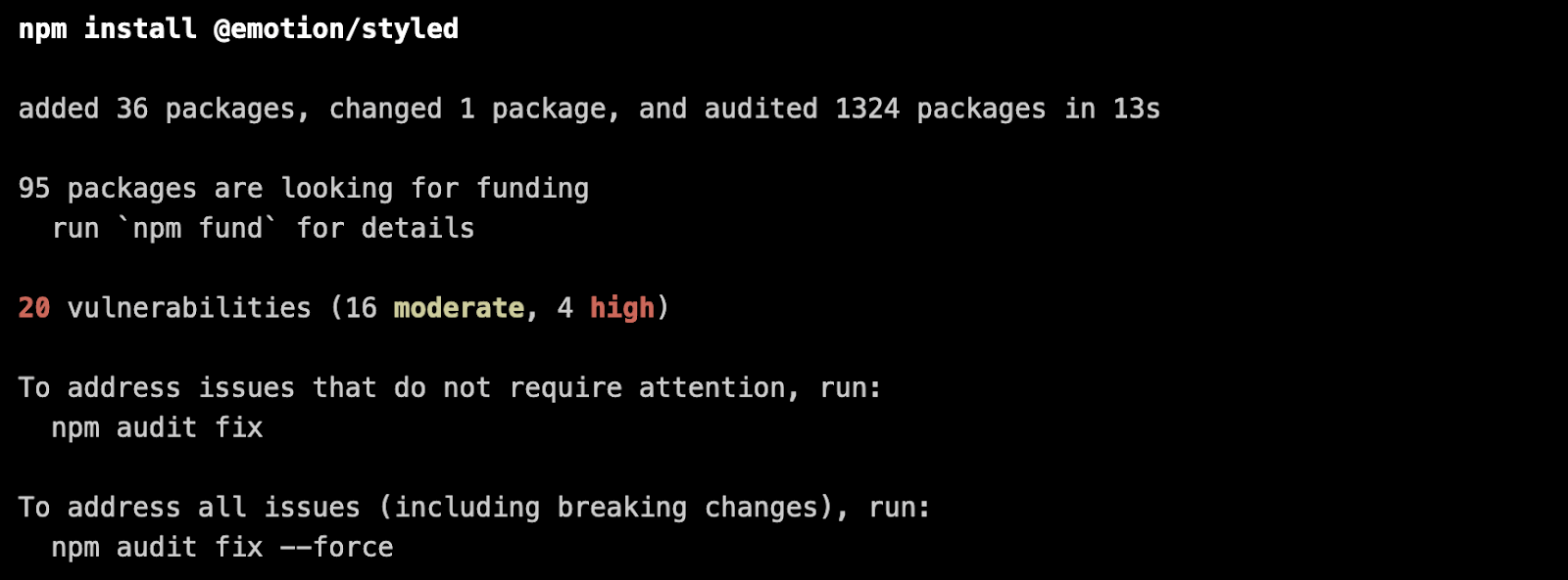 run this command npm install @emotion/styled