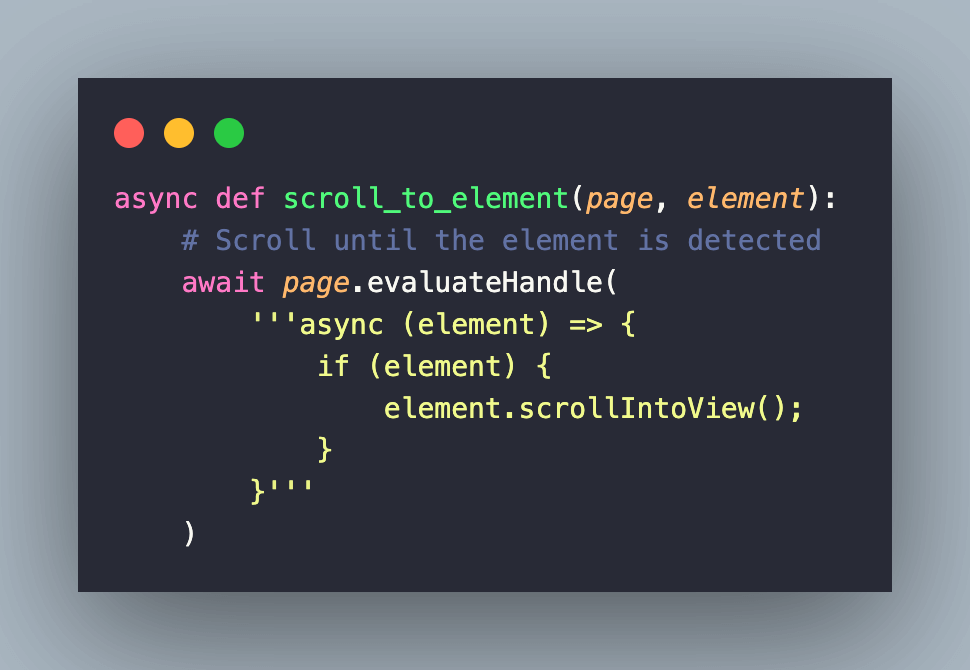 scroll_to_element()
