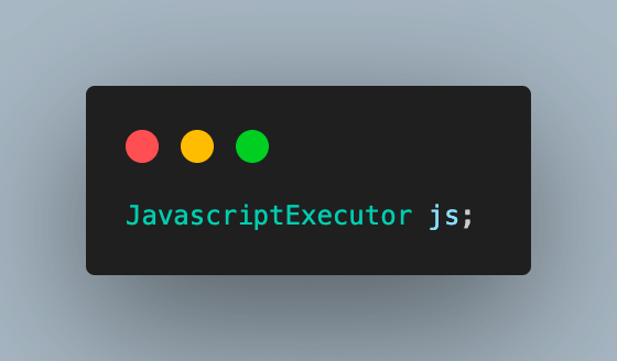 JavascriptExecutor 