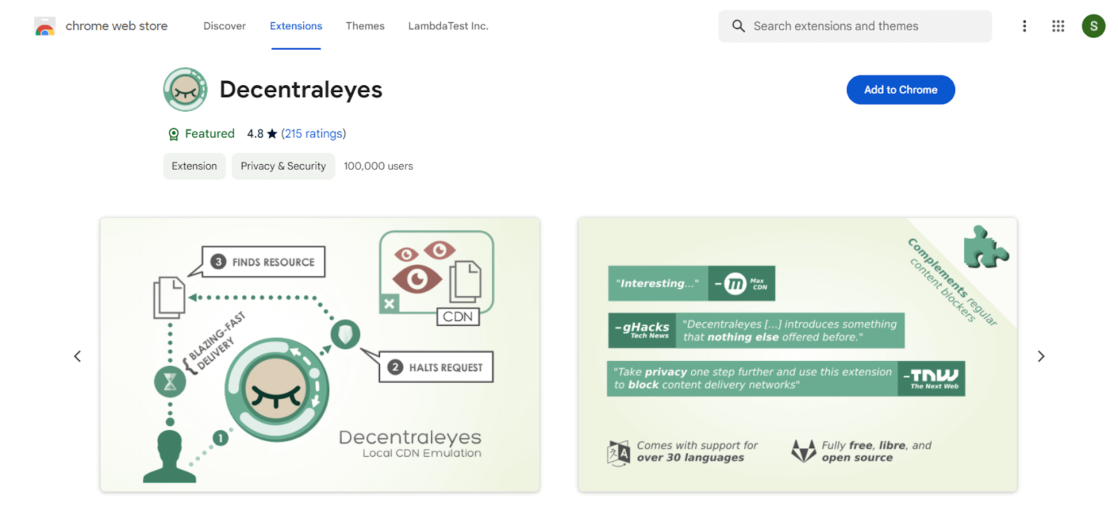 Decentraleyes