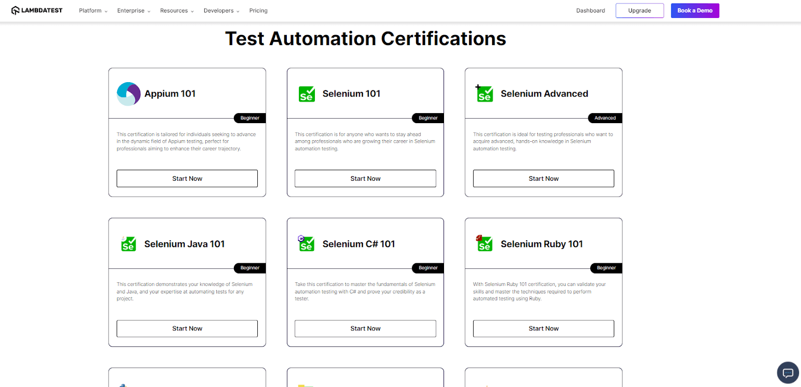  LambdaTest Certifications