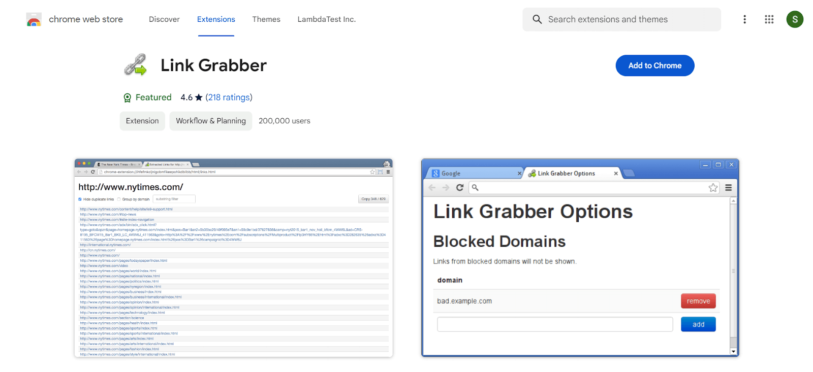 . Link Grabber