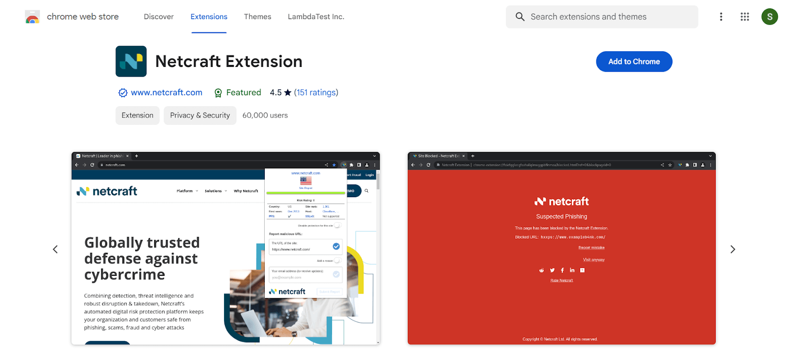 Netcraft Extension