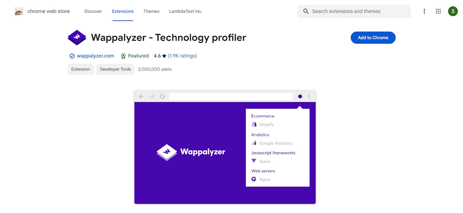 Wappalyzer