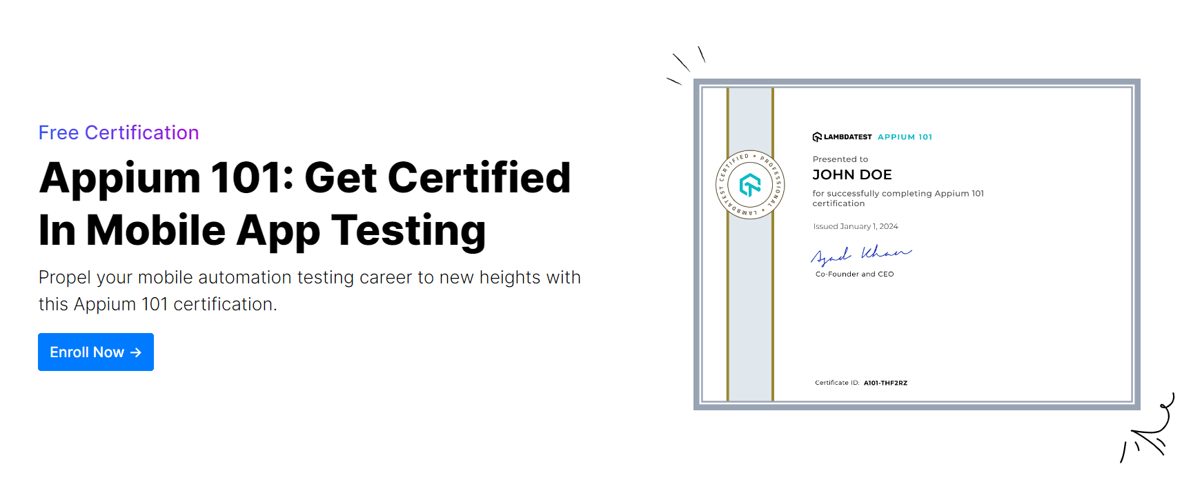 appium certification