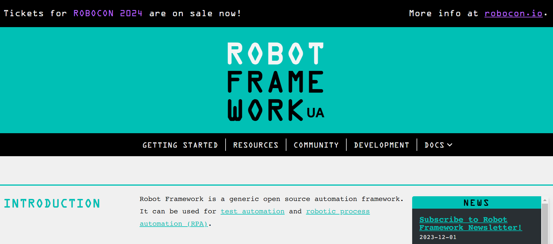 robot Framework