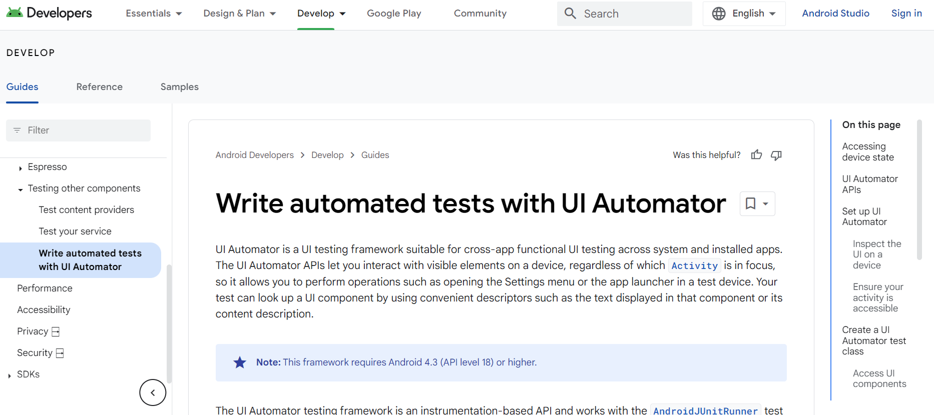 UI Automator