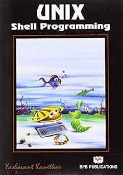 unix shell programming