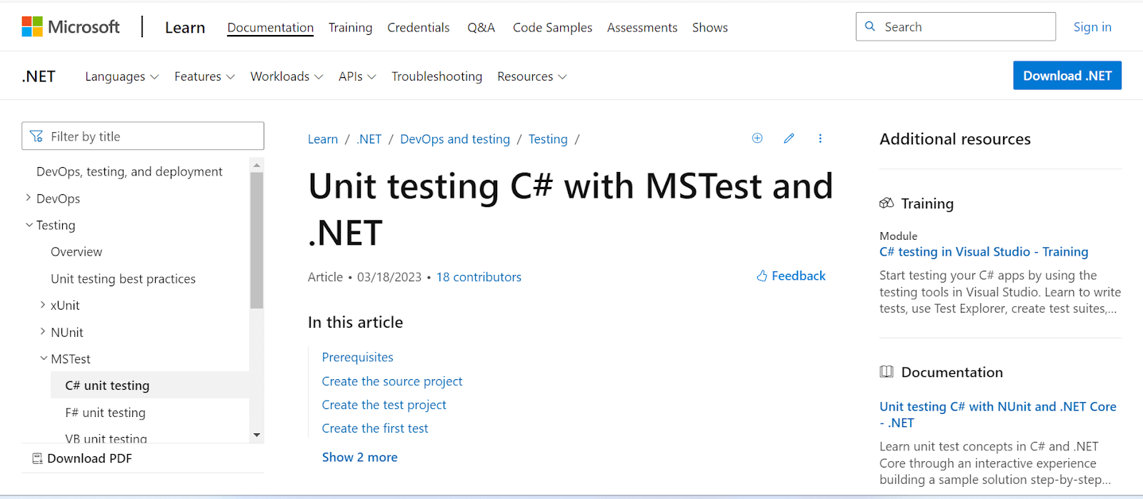 MSTest