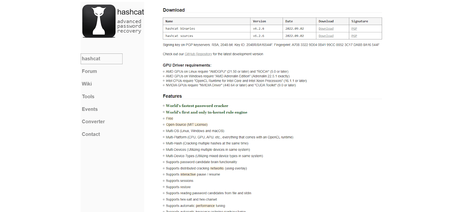 Hashcat is a renowned password-cracking tool known