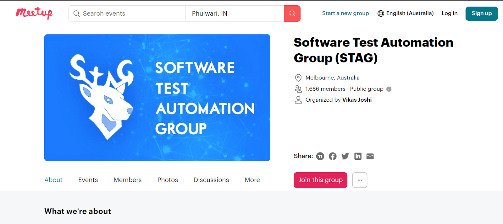 Software Test Automation Group