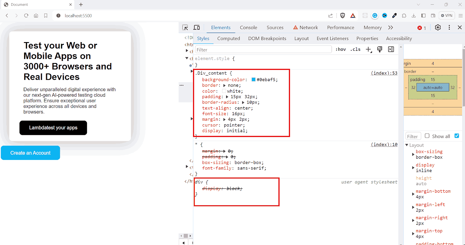 block-level element by default