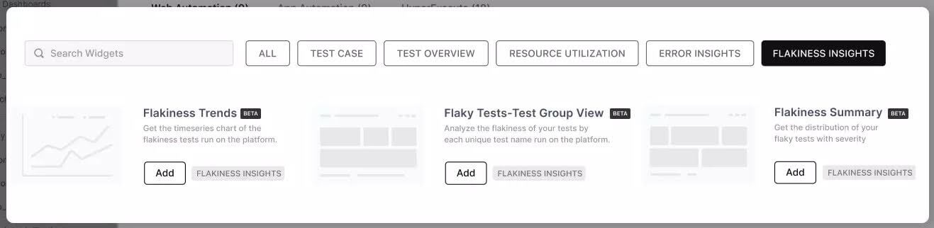 flaky test analytics