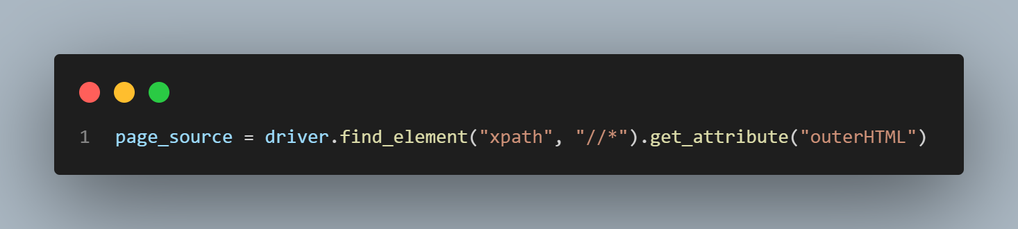 locate the first HTML element on the page using the XPath 