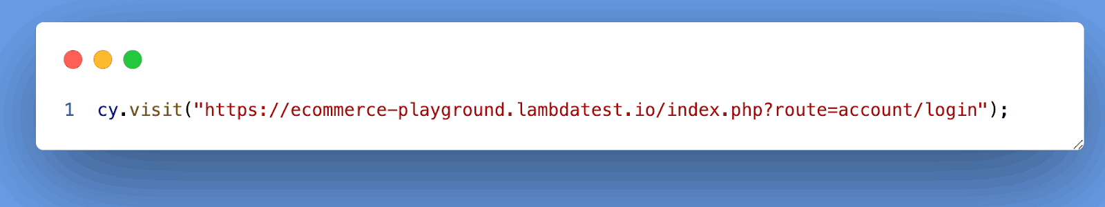 login page of the LambdaTest application