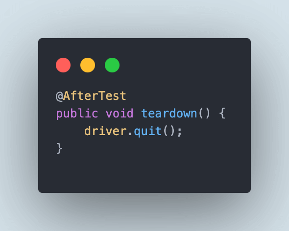  testRelativeLocator() method will run the test