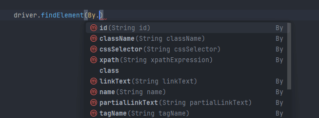 findElement() and findElements(