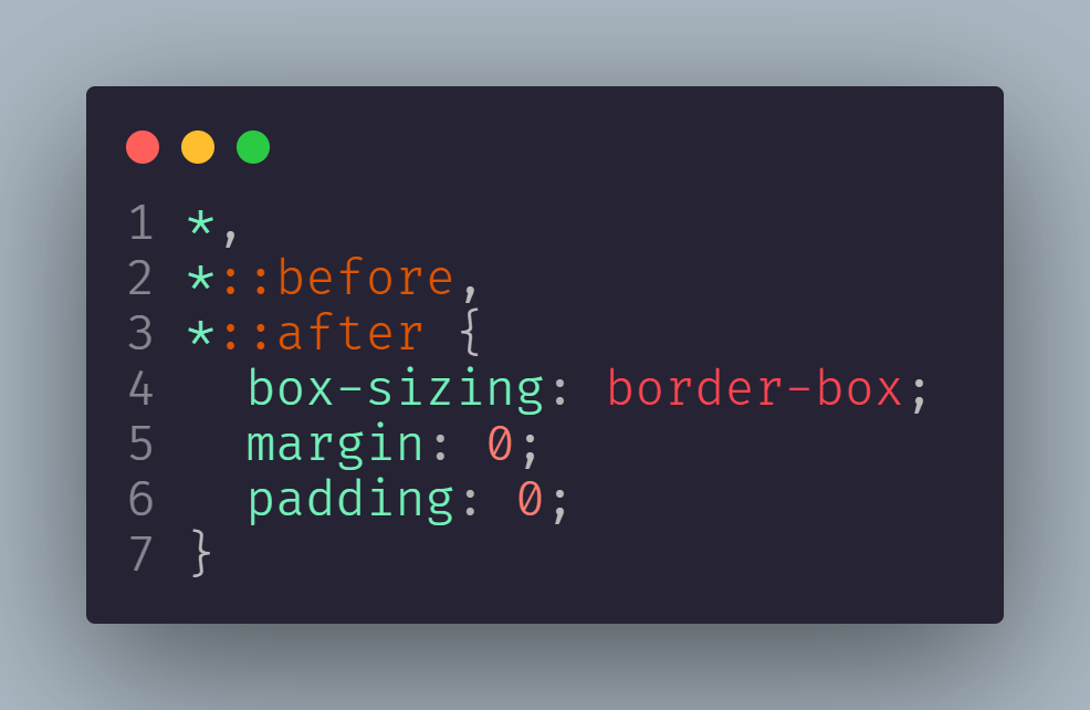 margin and padding to 0 and box-sizing 