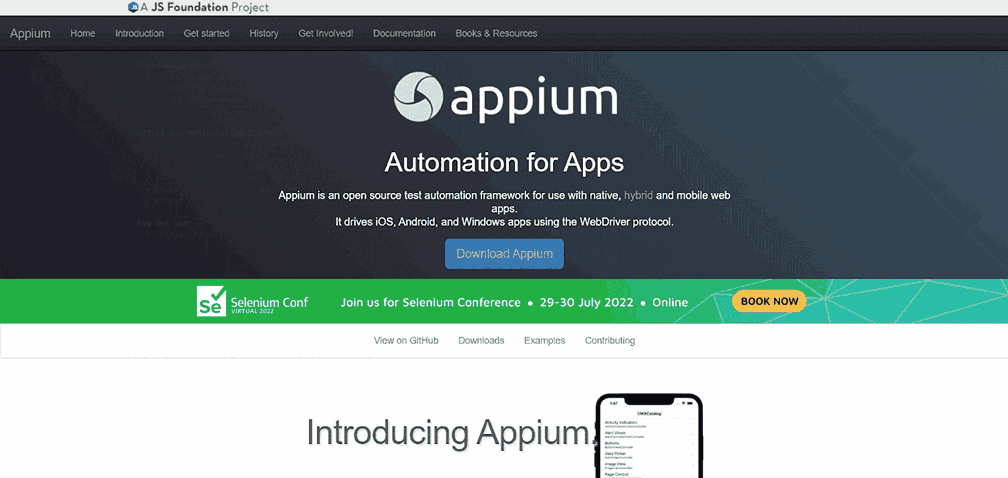 Appium is an open-source UI automation testing framework
